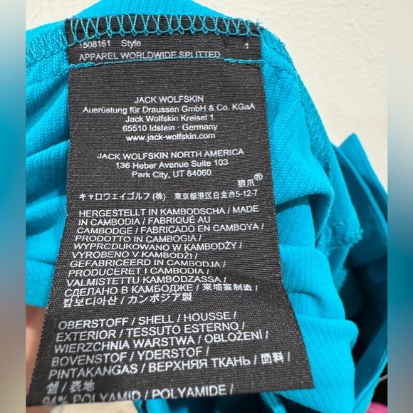 NWT Jack Wolfskin Women’s Activate Overland Tile Blue Outdoor Hiking Pants S - Picture 13 of 14